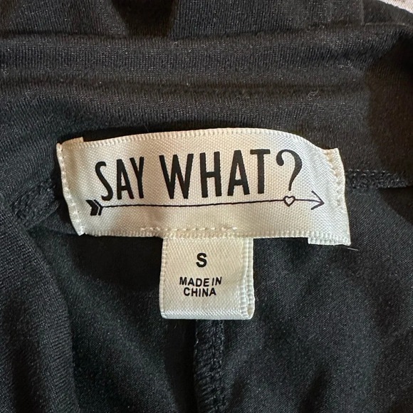 Say What? Embellished Black Body Con Dress  Size Small #1407 - Picture 3 of 12